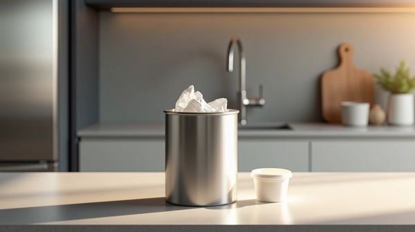 Les poubelles de cuisine : entre design et praticité