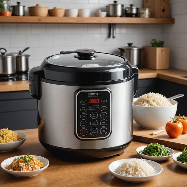 Quels sont les avantages d'un cuiseur à riz avec fonction de cuisson différée pour une organisation optimale?