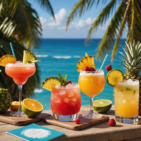 Comment créer une carte de cocktails inspirés des saveurs tropicales pour un bar de plage?